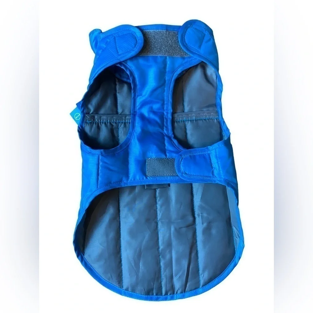 RCPETS Status Dog Puffer Jacket CYAN Blue Size XS NWT